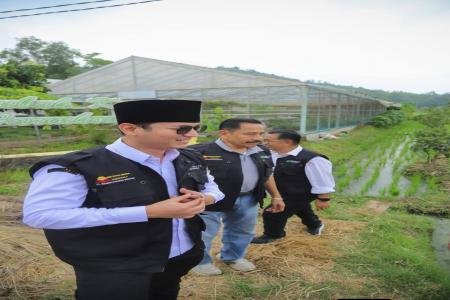 Bupati trenggalek maz ipin mendukung Program Swasembada Pangan Berbasi