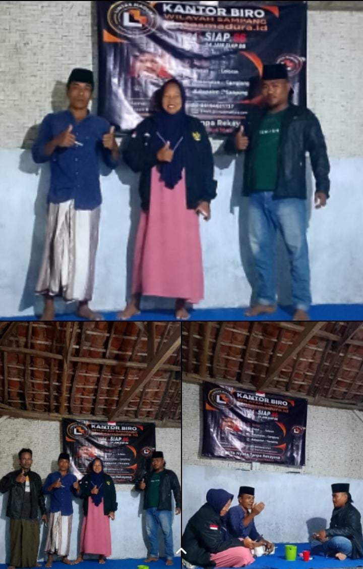 Safiuddin Resmikan Kantor Biro Sampang Media Online Lintasmadura.id