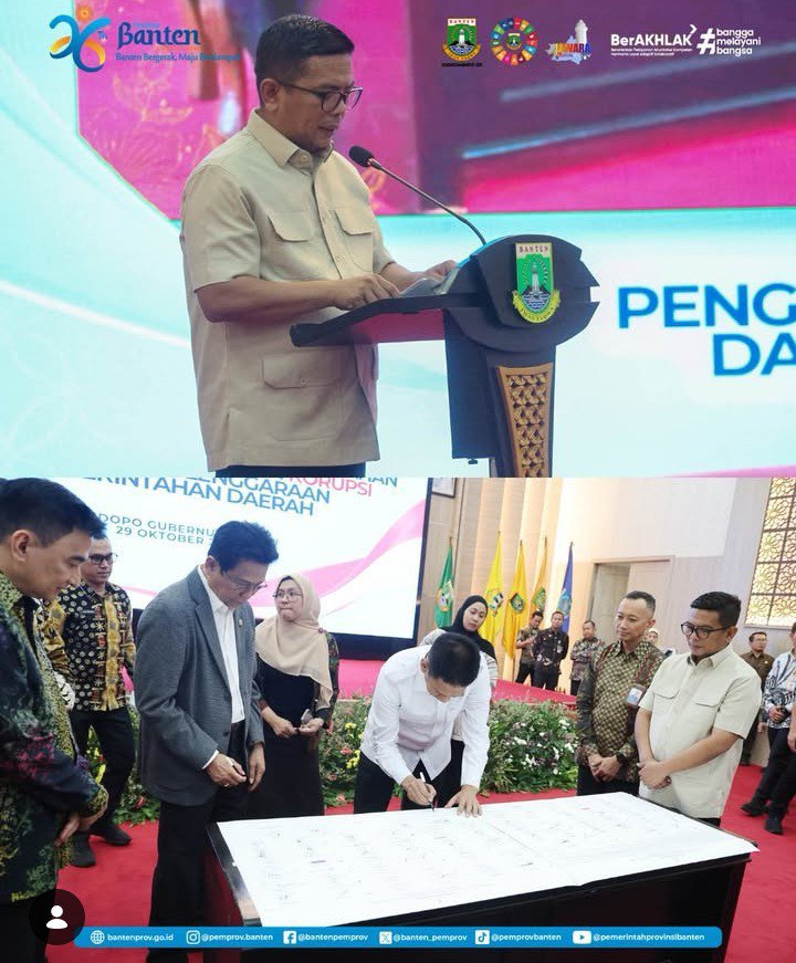 Cegah Kebocoran Anggaran, Gubernur Banten dan KPK Dorong Perbaikan Tata Kelola Daerah